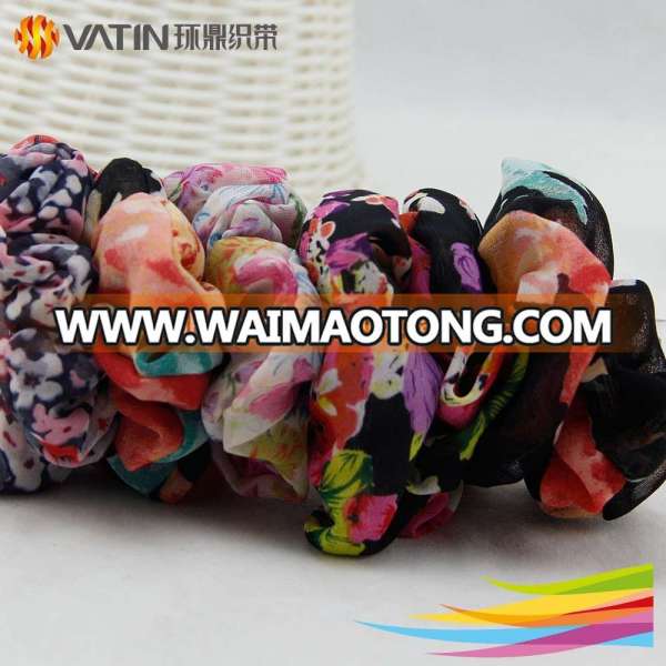 Wholesale Custom Fashion Silk Elastic Bath Scrunchie