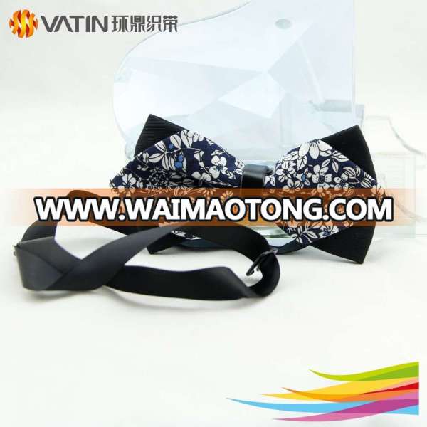 Wholesale Custom Printed Large Design Man Self Tie Bow Tie